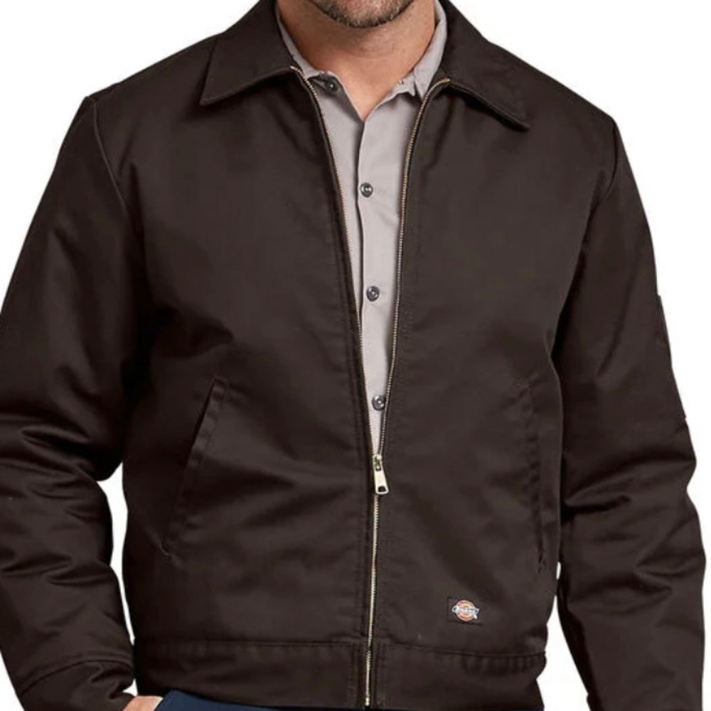 Dickie’s Dark Brown Insulated Eisenhower Jacket